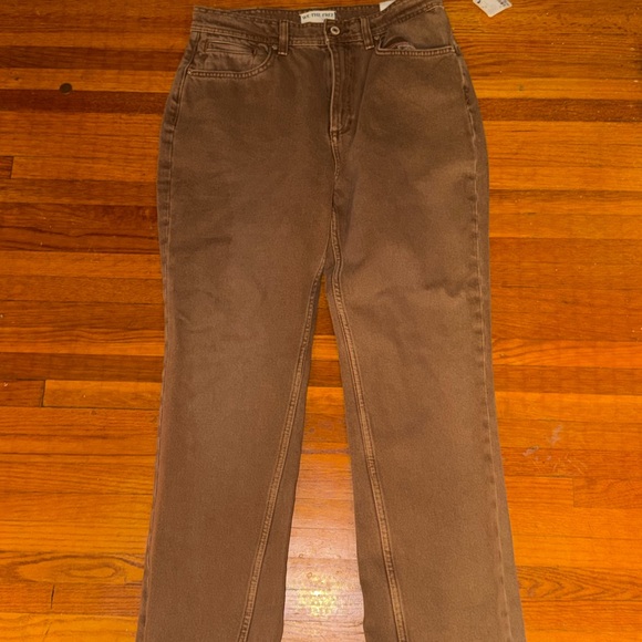 We The Free Denim - We The Free Brown Straight Leg Women's Jeans